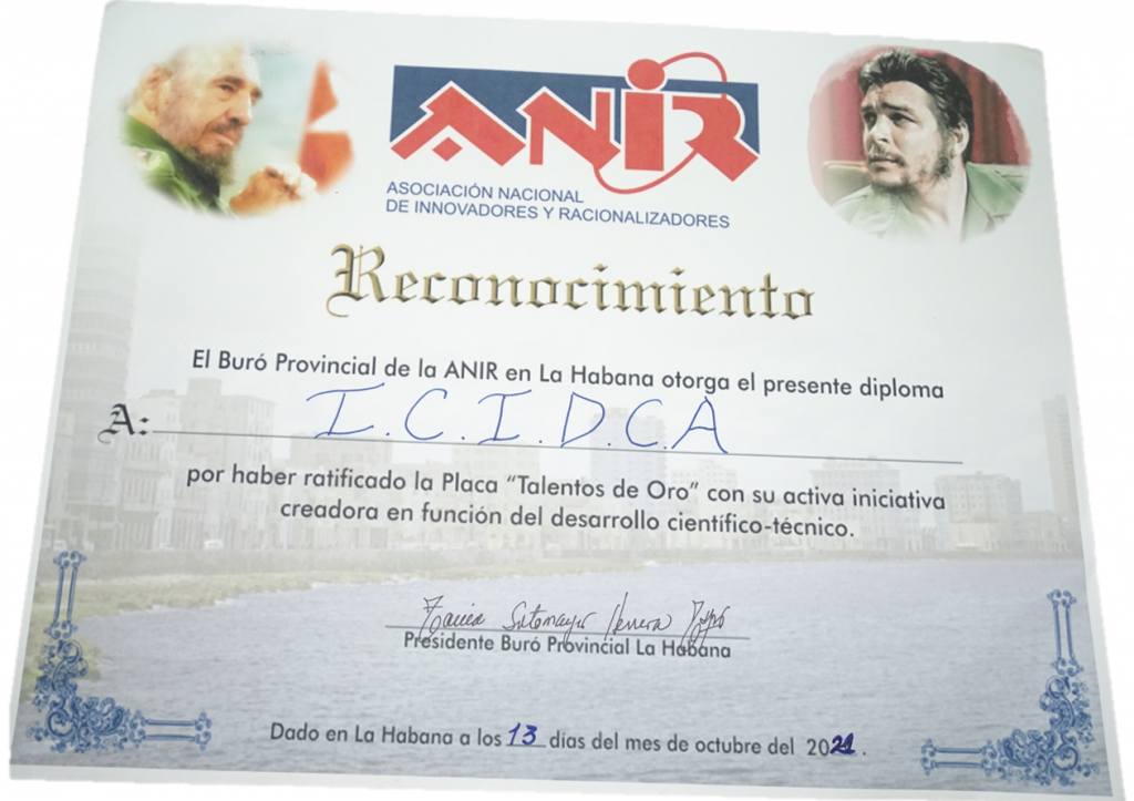 Reconocimiento Icidca